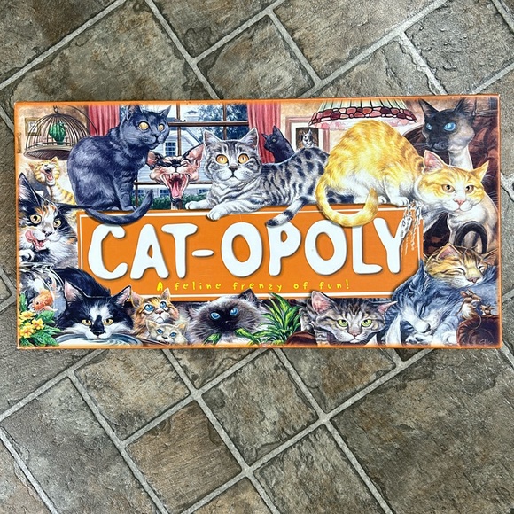 CAT-OPOLY Cat Themed Monopoly Style Board Game By Late for the Sky - Picture 1 of 7